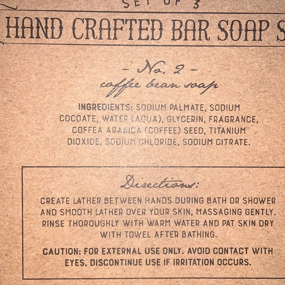 Brand New in Packaging Trader Joe’s Handcrafted Bar Soap Set